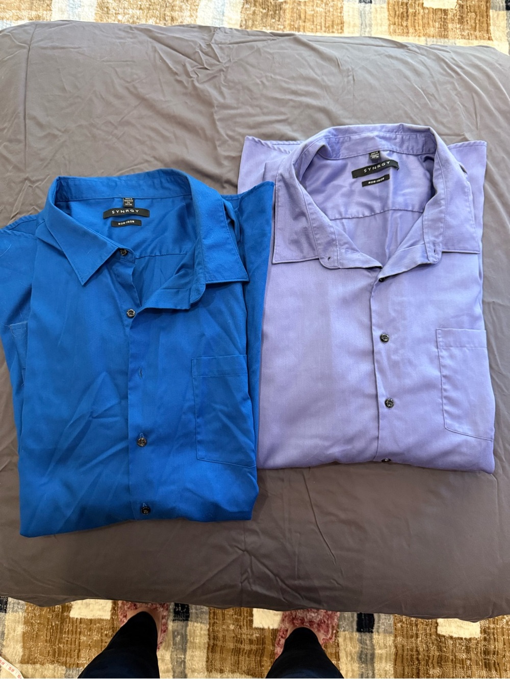 Two Stylish Men’s Dress Shirt - Synergy by DXL